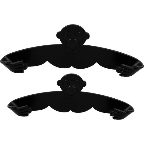 couvercles en polypropylène noir invisible en forme de