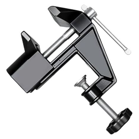 Mini étau de table réglable pour la sculpture et la réparation Mini étau de serrage pour les amateurs, les bricoleurs, les réparations, l'atelier, le travail du bois et des métaux (1/5)