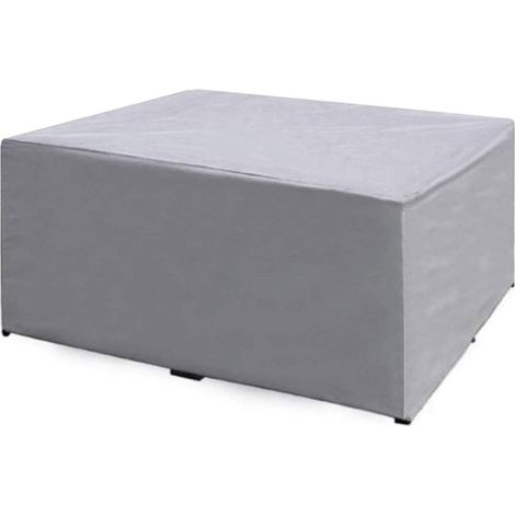 Housse De Protection Table De Jardin, Couverture De Meubles De Protection Iimperméable, Bache De Protection Argent, Housses De Table De Jardin Rectangulaires Tissu Oxford--68x68x120cm (1/5)