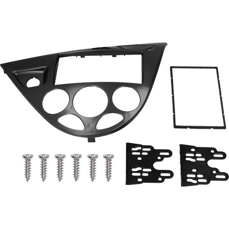 Autoradio 2DIN CD DVD GPS Bluetooth pour Ford Focus 1998-2006, Panneau de Tableau Noir, À Brancher et Jouer, Remplacement Direct, Écran Tactile (1/5)