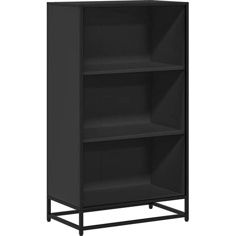 Maison Exclusive - Libreria Nera 60x35x107,5 cm in Legno Multistrato