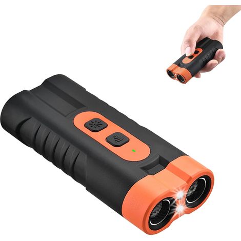 2025 Ultraschall-Antibellgerät für Hunde, Schalldämpfer für drinnen und draußen mit LED-Taschenlampe, Hundetrainingsgerät, sicher für Mensch und Hund (1/5)