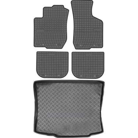 Juego de alfombrillas de goma para Audi A3 8L Hatchback de 1996 a 2003: alfombrilla para coche + alfombrilla para maletero. (1/5)