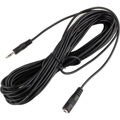 Cble Audio d'extension de prise de répéteur infrarouge IR de 10M 32FT 3.5mm pour récepteur IR (1/5)