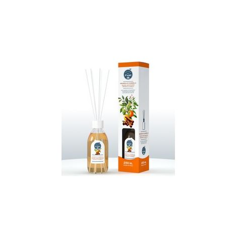 DIFFUSORE OFFICINA DEI FIORI  250ML ARANCIA E CANN 6 PZ