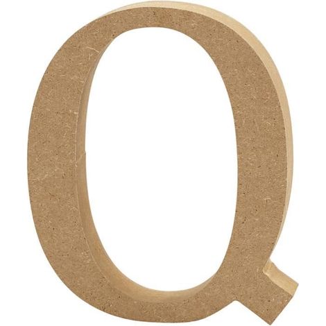 Lettre en bois - Jaune - Bois - Objets décoratifs
