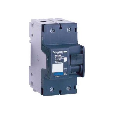 Disjoncteur modulaire Multi 9 NG125L 2 pôles 16 A courbe C - 18789 (1/2)