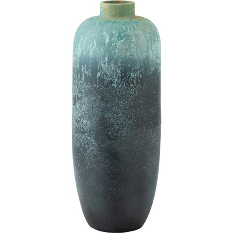 Vase Design en Céramique "Vintage" 93cm Bleu