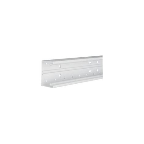 Hager Canaleta de zócalo parte inferior blanca 2m PVC
