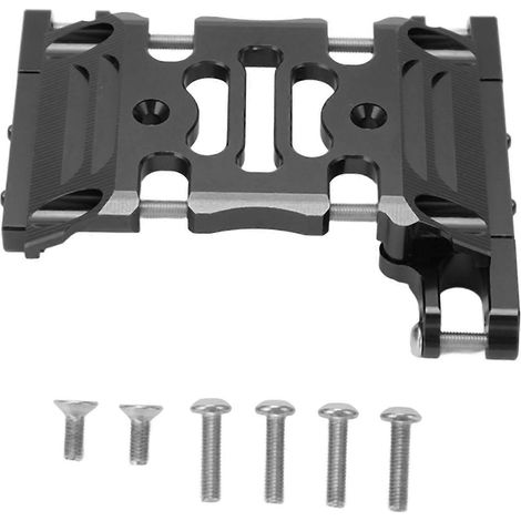 RC-Mittelplattenhalterung aus Aluminiumlegierung, robuste und leichte Montagebasis für das Getriebe, hohe Verschleißfestigkeit, kompatibel mit Axial 1/10-Modellen (1/5)