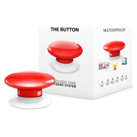 Bedientaste Fibaro Z-WAVE Rot (1/5)