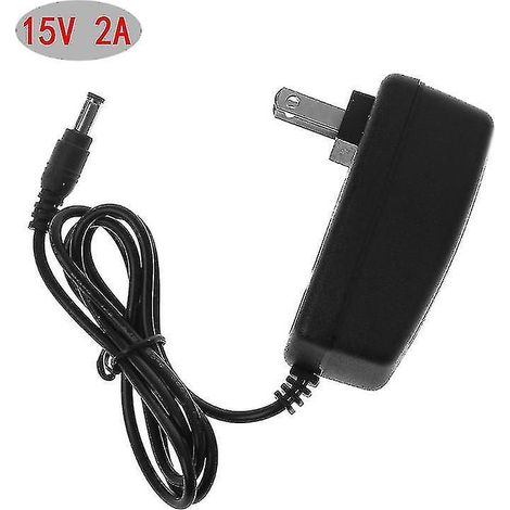 Chargeur mural multifonction AC/DC 15 V 2 A pour haut-parleur et lampe LED - Conforme aux normes américaines (1/5)