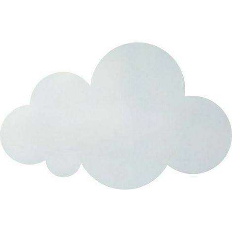 GROOFOO Applique murale chambre créative lampe de chevet nuage salon fond mur nordique escalier allée lampes nuage gradation applique murale LED 25cm (cadre blanc) lumière chaude (1/5)