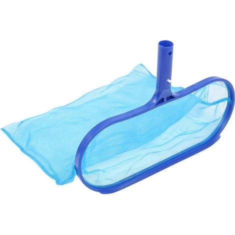 Écumoire de piscine à mailles fines pour capturer les feuilles et les insectes râteau à feuilles léger pour piscine, un outil de nettoyage puissant. (1/5)