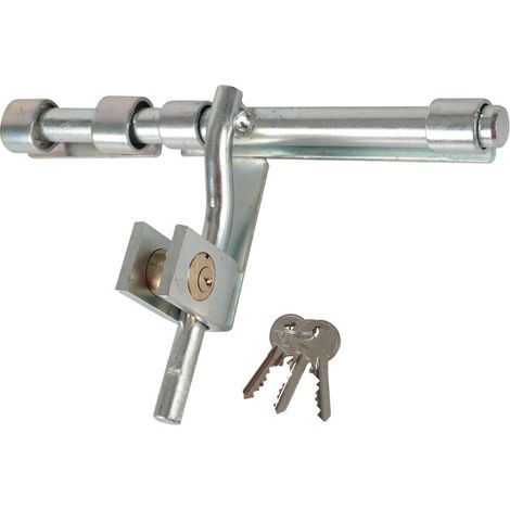 FPLUS cerrojo cays cier/incor.dch.(cancela) , Cerrojo para soldar con cierre y llaves (1/2)