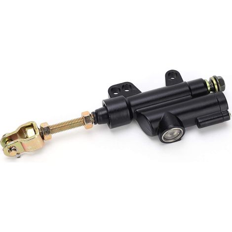 Pompe de Frein Arrière de Maître-Cylindre,Universel Pompe de Maître-Cylindre Hydraulique de Frein À Pied Arrière pour Moto Atv Dirt Bike(Noir) (1/5)