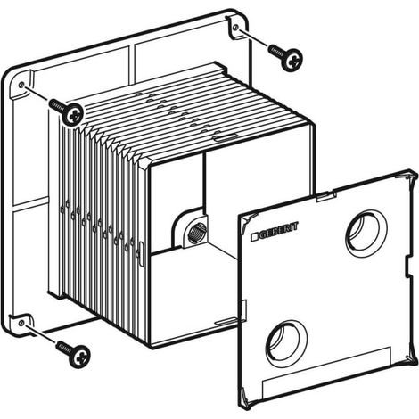 Geberit 242492001 Protection de construction pour l'ouverture de service, avec