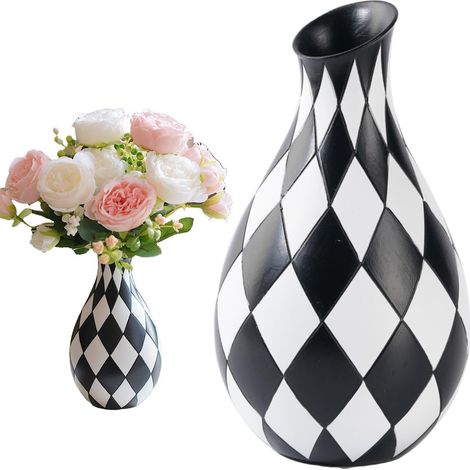 Vase Vintage d'Inspiration Rétro Vase décoratif en résine esthétique à  Décoration moderne pour étagère Pour Salon, Bureau, Étagère, Entrée, Mariage, Maison, Cuisine, Salle De Bains (1/5)