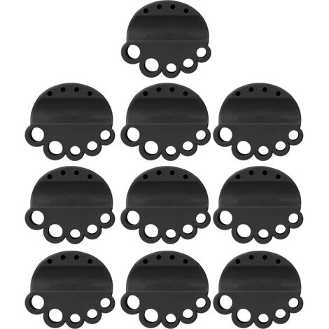 10 Godets à Encre Silicone Noirs, Porte-Godets Stables et Lavables, Réutilisables, Pinceaux et Pigments, Pratiques et Portatifs (1/5)
