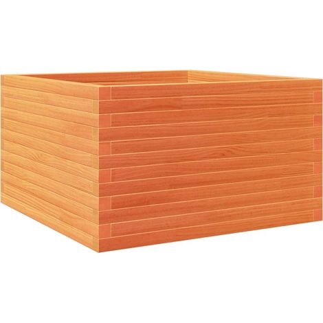 Maison Exclusive - Pflanzkübel Wachsbraun 80x80x46 cm Massivholz
