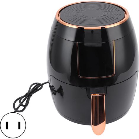 Friteuse à air 5,5L 1300W Four électrique sans huile, contrôle précis de la température, prise US 110V, écran LCD pour la maison (1/5)
