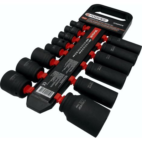 Set di bussole a impatto lunghe da 1/2" (10-36 mm) (1/4)