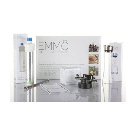 [JAMAIS UTILISÉ] Filtre sous évier 6000L – Finesse de filtration 5µ – Débit 4L/min – Installation sur tuyau d’arrivée d’eau froide – Emmo (1/10)