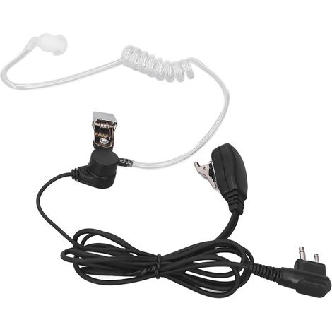 Écouteur à tube acoustique avec transmission sonore claire, oreillette 2 broches pour talkie-walkie CP040 EP450 GP3688 CP200 BPR40 M (1/5)