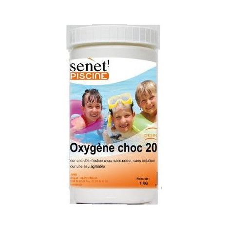 Oxygène actif pour Spa - Boite de 1 Kg - SENET Piscine et SPA (1/3)