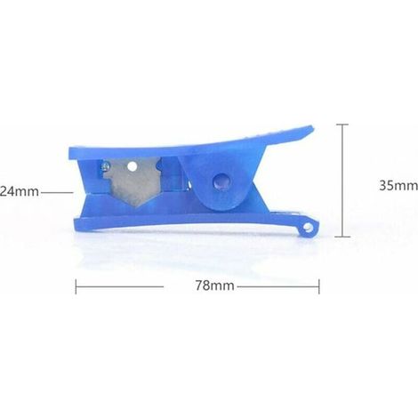 MSBD 3 pièces coupe-tube, coupe-tube en plastique économique caoutchouc de silicone souple PVC PU nylon coupe-tube en plastique (1/4)