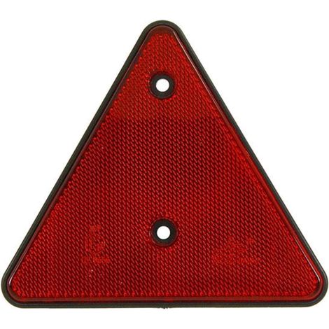 Neilsen  15cm Equilateral Triangle Red Light Rear Trailer Reflector Caravan