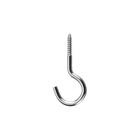 MASIDEF DY270534 -CONNEX - GANCIO APERTOIN FERRO ZINCATO CON FILETTO PER LEGNO MM.5,2X80