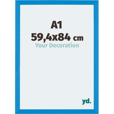 Cadre Puzzle A1 - 59.4x84 cm - Bleu Brillant - MDF - Mura. (1/5)