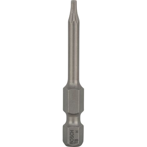 Bosch T8 Punta de atornillar extra dura plateada 49 mm