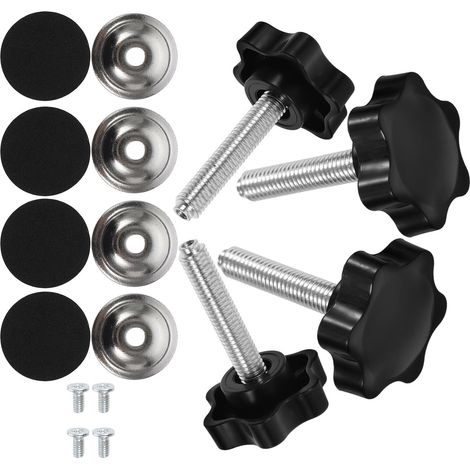 de 4 boutons de vis M8 Operitacx au design ergonomique et à (1/5)