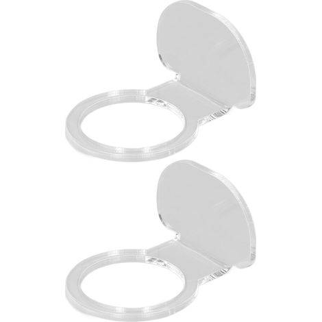 Lot de 2 supports transparents pour entraînement de tennis, softball, baseball, matchs, autographes et golf. (1/5)