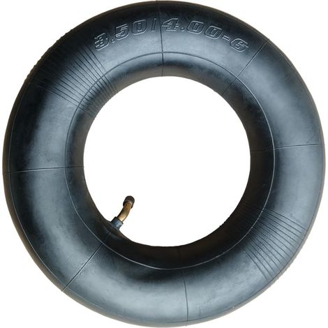 chambre à air 3,50/4,00-6 Valve coudée Accessoires pour roue de brouette Tuyau intérieur pour roue de diable Tuyau standard de rechange (1/3)