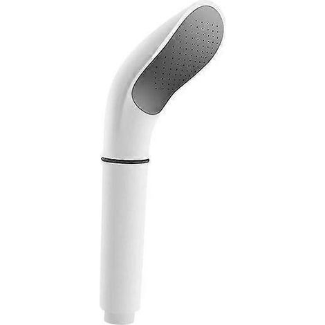 Pommeau de douche en ABS blanc abordable - Durable, design moderne, installation facile, écologique, poignée ergonomique (1/3)