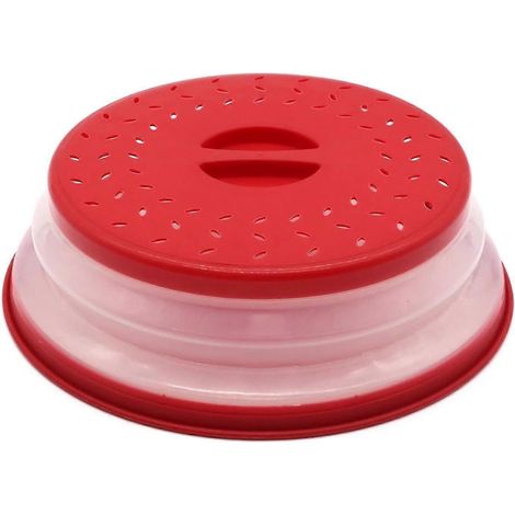 Couvercle pliable en forme de cloche pour micro-ondes, passoire à légumes (1/3)