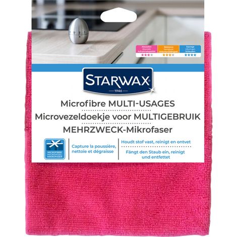 Lavette microfibre multi-usages Starwax (1/2)