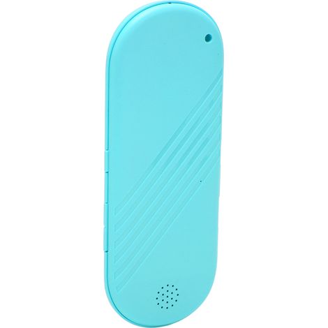 Haut-parleur sous oreiller multifonction stéréo basses profondes, mini haut-parleur Bluetooth à conduction pour dormir, bleu (1/5)