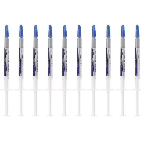 Lot de 10 pâtes thermiques Hy510 en silicone pour dissipateur thermique de processeur (1/4)