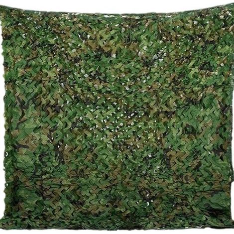 Tarnmuster-Sonnensegel mit durchbrochenem Muster, 2 x 3 Meter (6 m²) - Tarnmuster-Sonnensegel mit durchbrochenem Muster, 2 x 3 Meter (6 m²) (1/5)