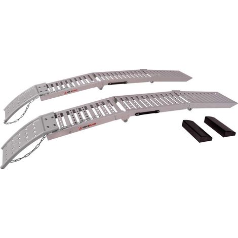 HOLZMANN Paire de rampes pliables acier - modèle RAMP23T - 1 930 x 250 mm - 2300 kg par paire