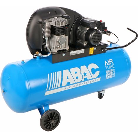 COMPRESSORE ARIA SERBATOIO 200Lt EXT A29B 200 CM3 MOTORE 3HP MONOFASE ABAC (1/5)