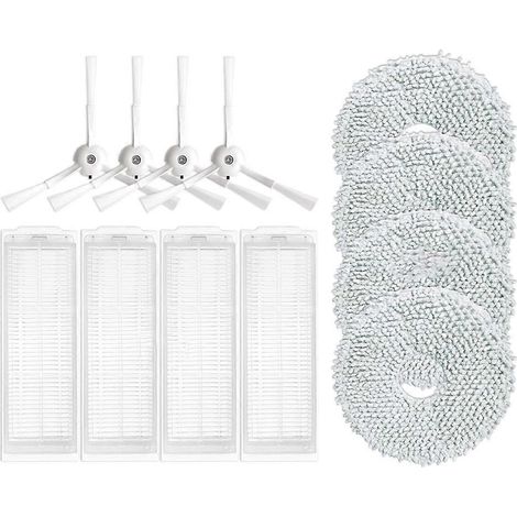 Accessoire pour aspirateur robot laveur de sols Miwhole M9 Pro Max : brosse latérale et filtre HEPA (1/5)