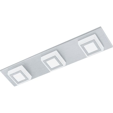 Plafonnier LED, luminaire plafond à 3 spots, lampe de salon (1/4)