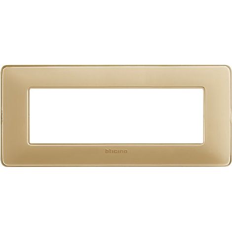 Placca 6 Moduli Matix, in Tecnopolimero, Avorio (1/2)