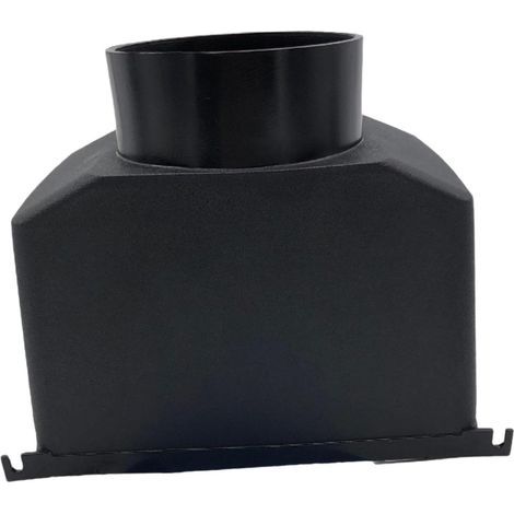 Accessoires de Rechange pour déviateur d'eau de Pluie courbé, Entonnoir de Collecte d'eau de Pluie pour Toit, Adaptateur de gouttière Noir, Diamètre Extérieur