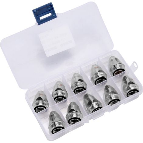 Jeu de 20 électrodes et buses de coupe plasma P80, buse renforcée 1,5mm, torche de découpe, consommables compatibles, kit d'accessoires pour poste à plasma. (1/5)